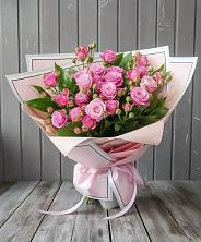 Букет Розовый кустик в Белоярском Ханты-Мансийского АО