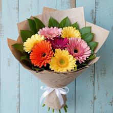 Букет цветов из:  Герберы #REPLACE_PRED# Белоярском Ханты-Мансийского АО